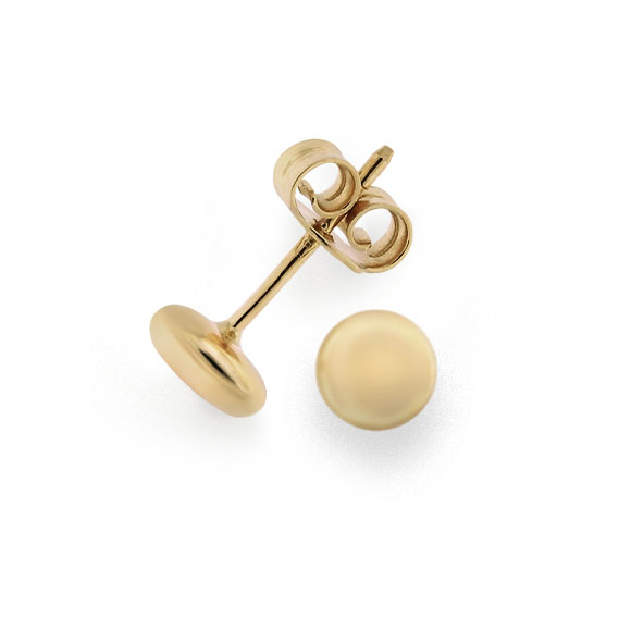 Örhänge 18k guld Dots 6mm