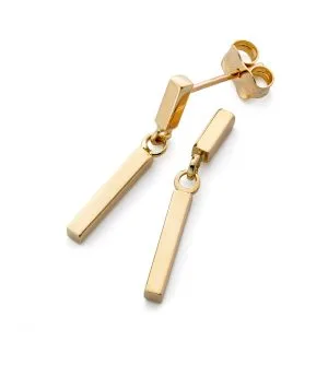 Örhänge 18k guld Stav