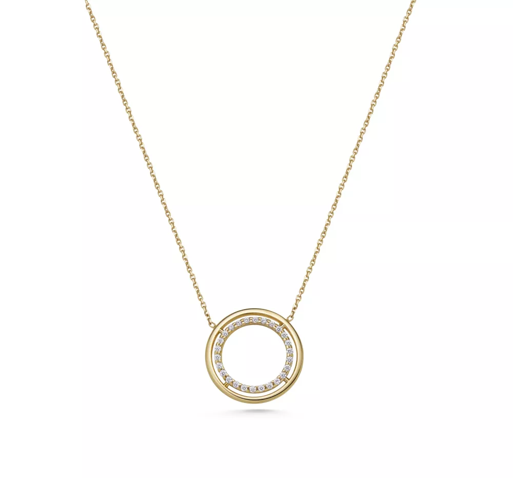 Collie 18k dubbla cirklar cz