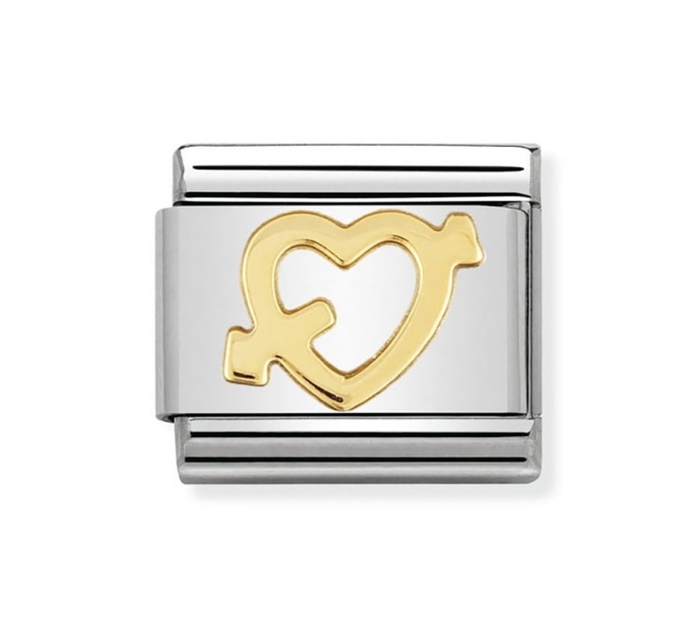 Nomination Classic Heart With Arrow