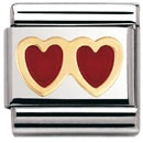 NOMINATION Classic Double Hearts