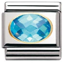 Classic Cubik Zirkon ljusblå