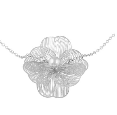 Flora small petal neck 42 plain s