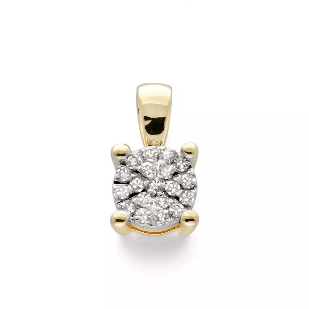 Hänge 18k 0,07ct w/si
