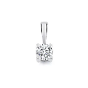 Hänge 0,10ct w/si 18k Vitguld