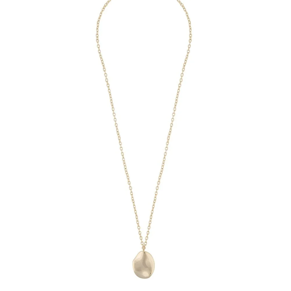 Blanche pendant neck 42 plain g