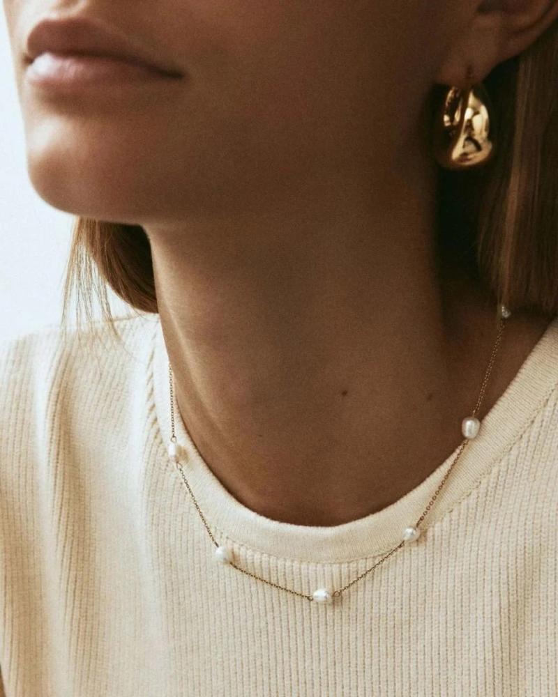 Perla Necklace Multi Gold