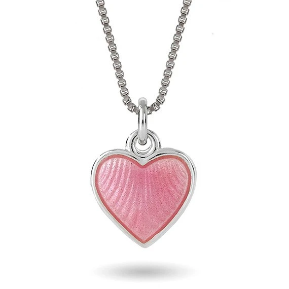 Halsband rosa hjärta