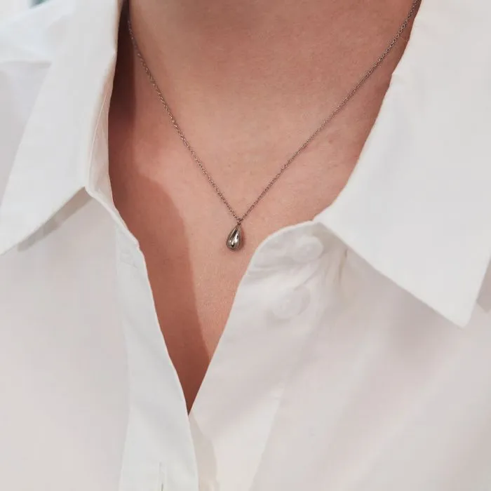 drop mini necklace Steel