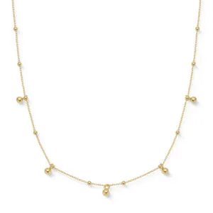 Collie fg silver kedja kulor