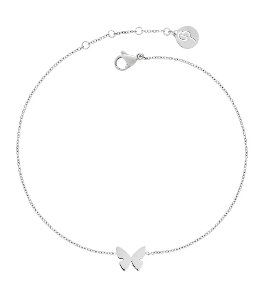 Papillon Anklet Steel