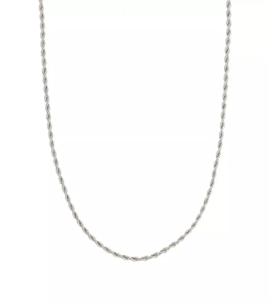 Rope Chain Necklace Steel