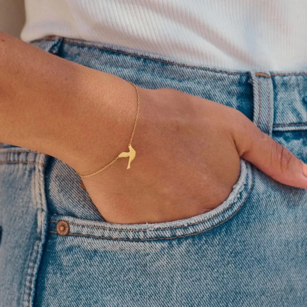 Dove Bracelet Gold