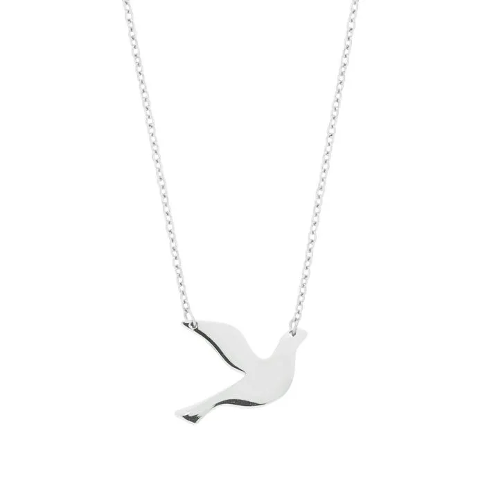Dove Necklace Steel