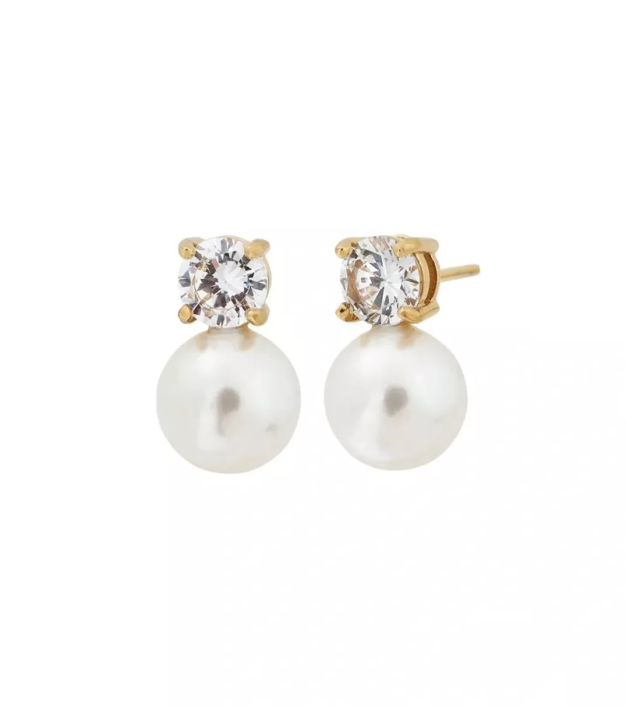 Luna Studs L Gold