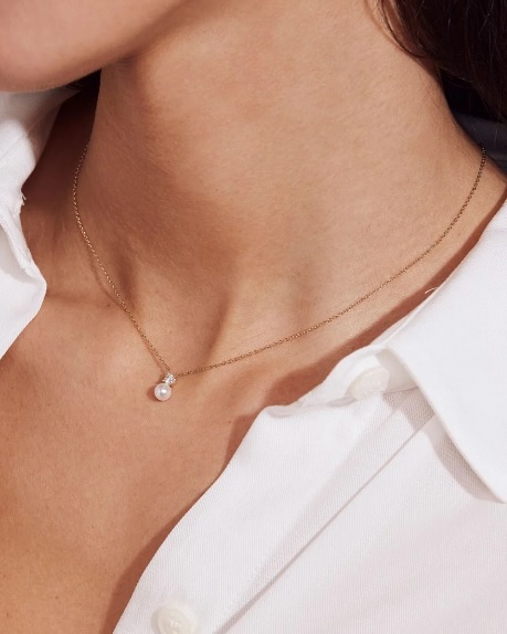 Luna Necklace S Gold