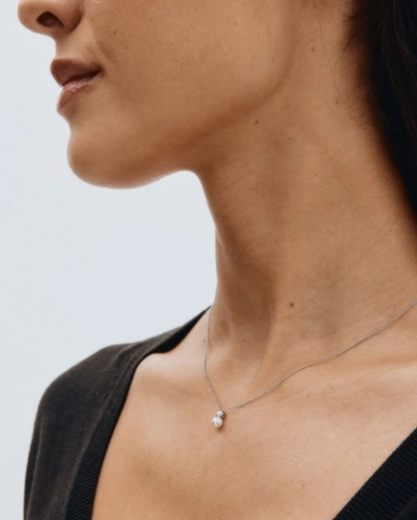 Luna Necklace S Steel