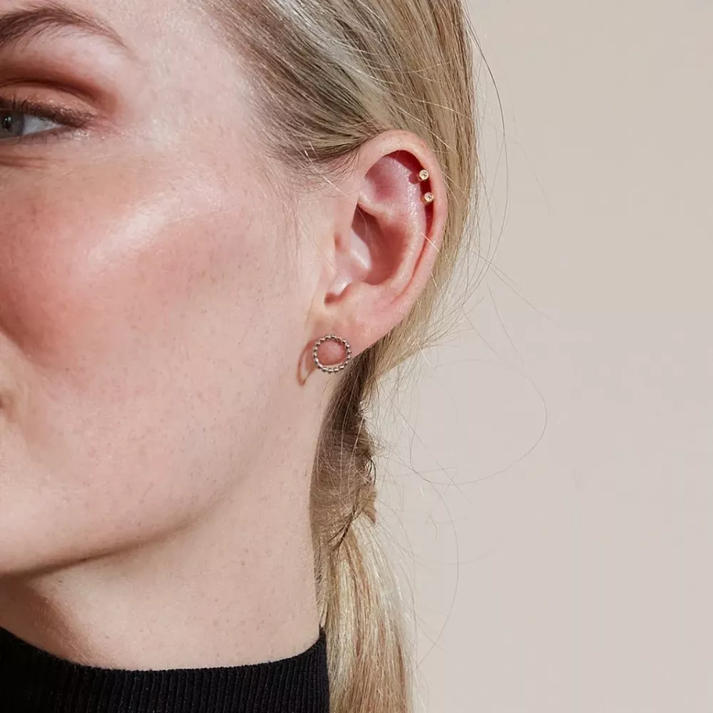 Vinci Studs Gold