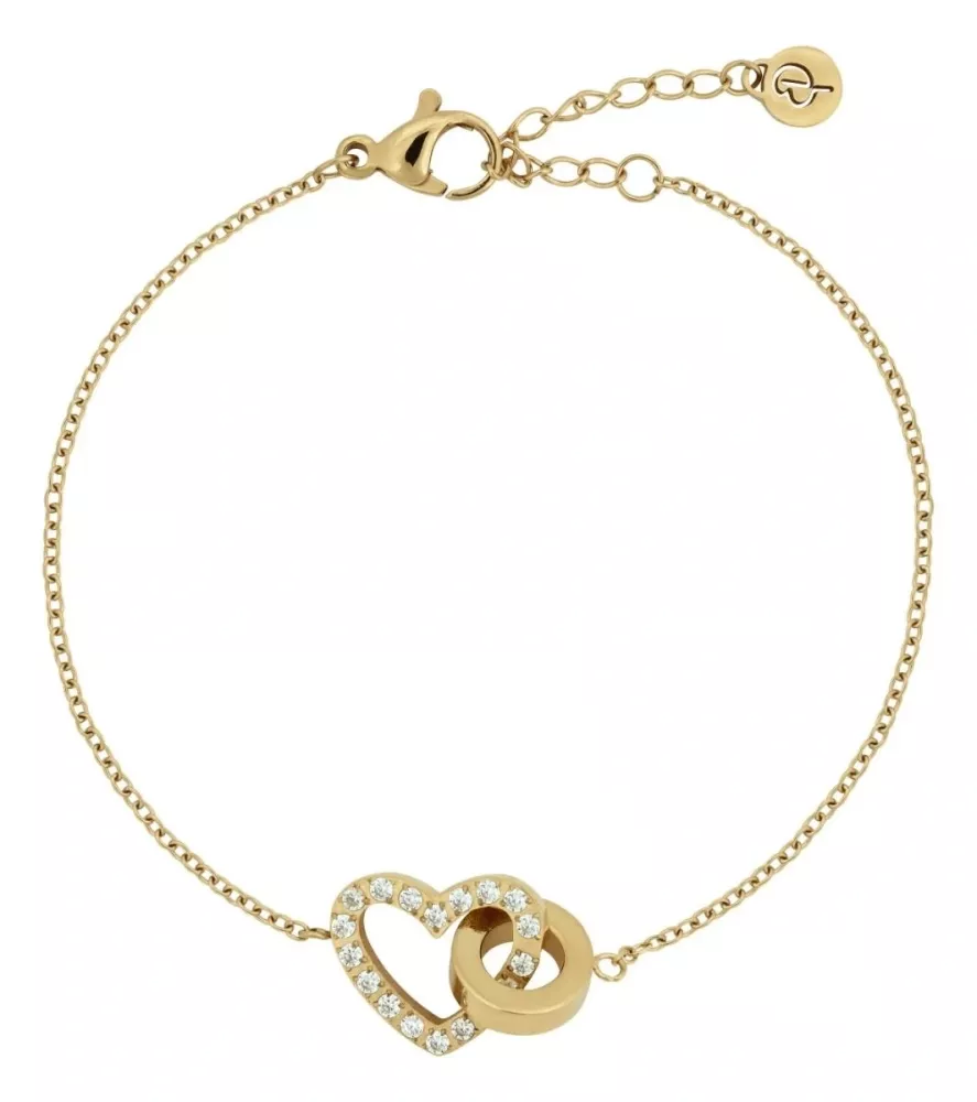 Eternal Heart Bracelet Gold