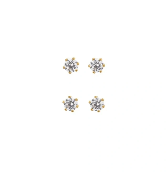 One Studs Crown Mini Gold