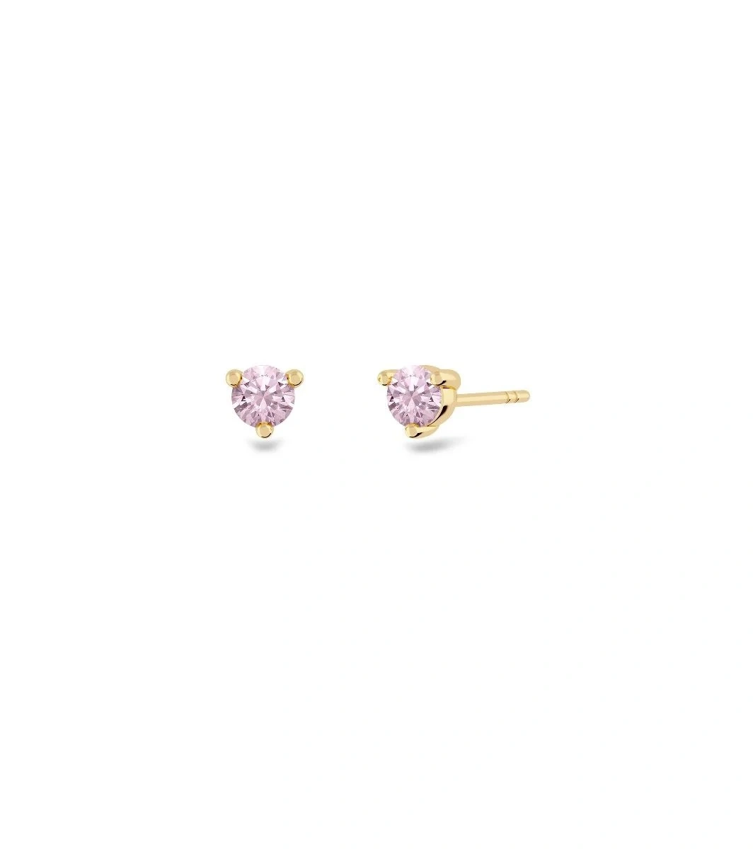 La Collina Studs Pink Gold