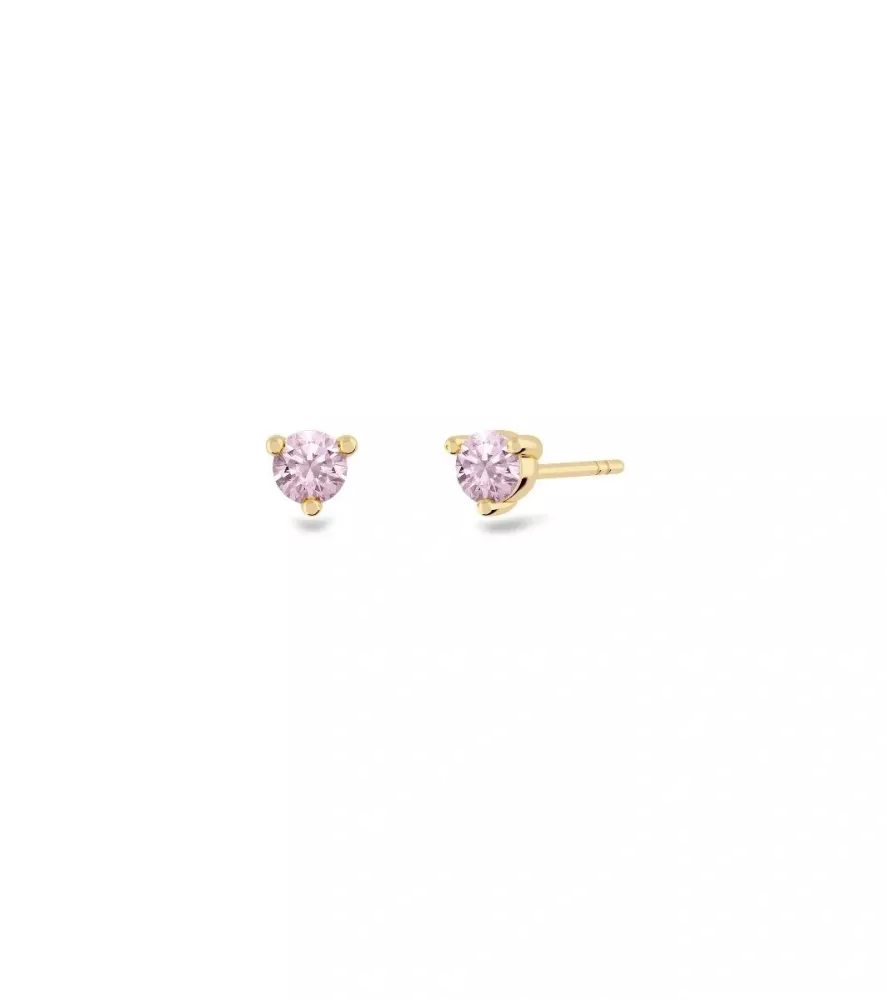 La Collina Studs Pink Gold