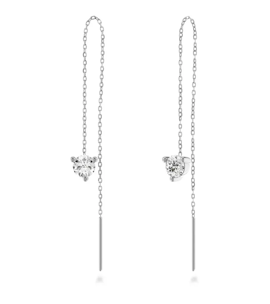 La Collina Chain Earrings Steel