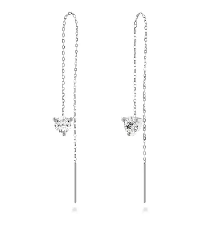 La Collina Chain Earrings Steel
