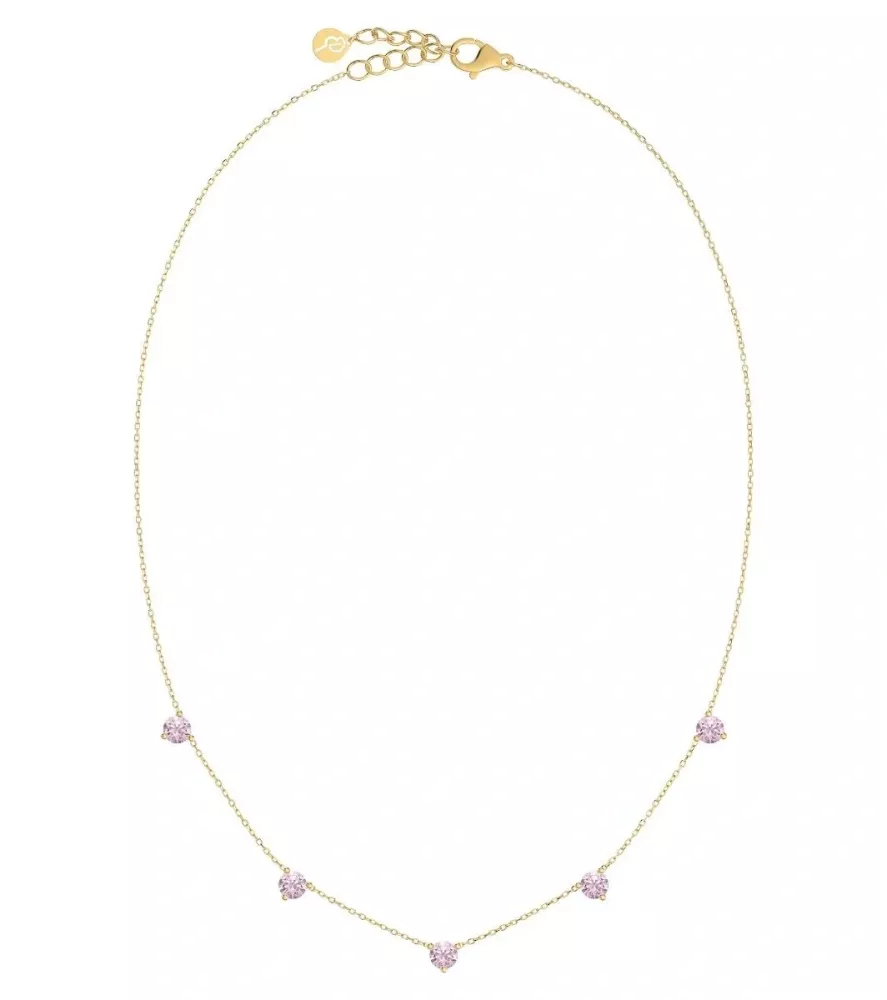 La Collina Necklace Pink Gold