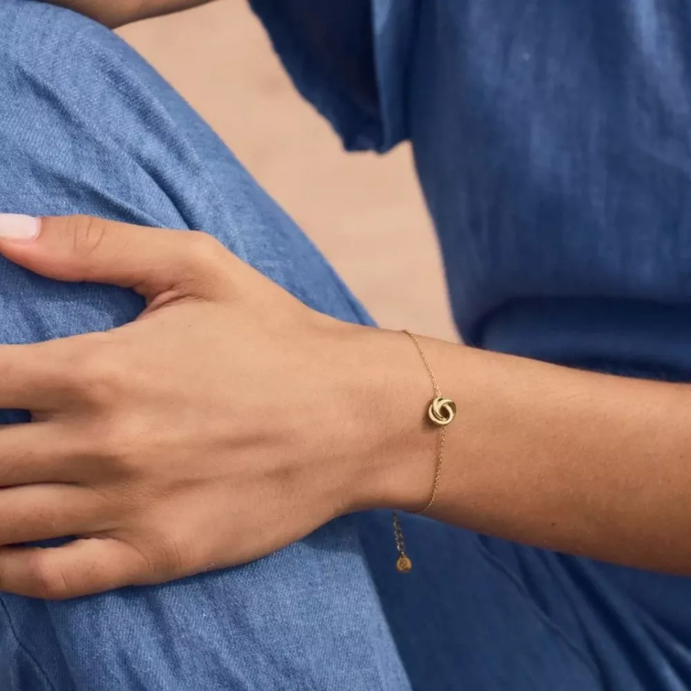 Sunset Orbit Bracelet Gold