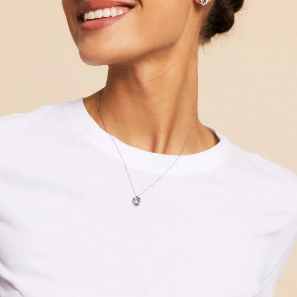 Sunset Orbit Necklace Steel