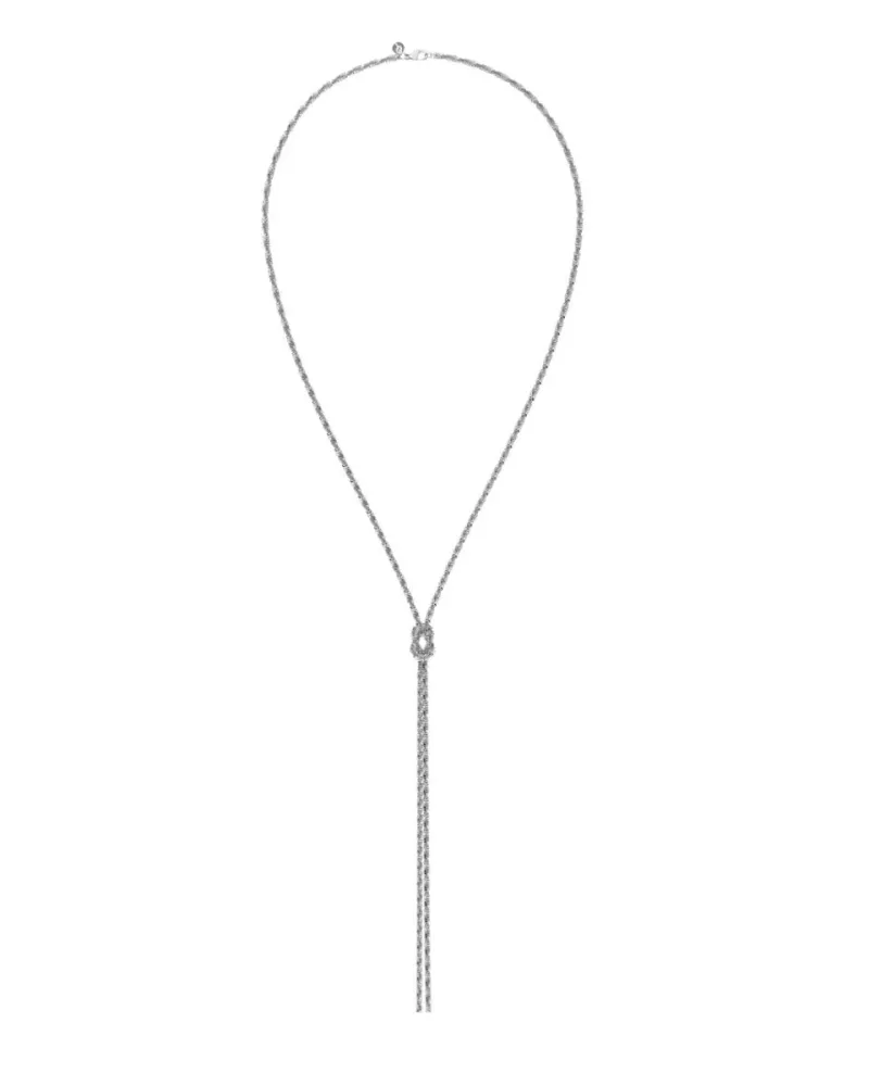 Tinsel Festive Necklace Steel