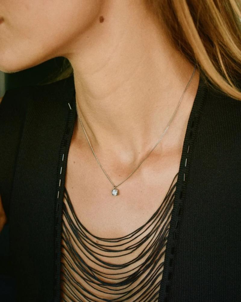 Gemma Necklace Steel