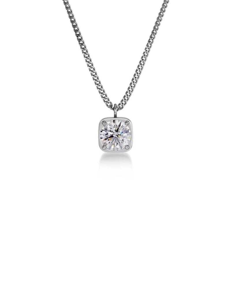 Gemma Necklace Steel