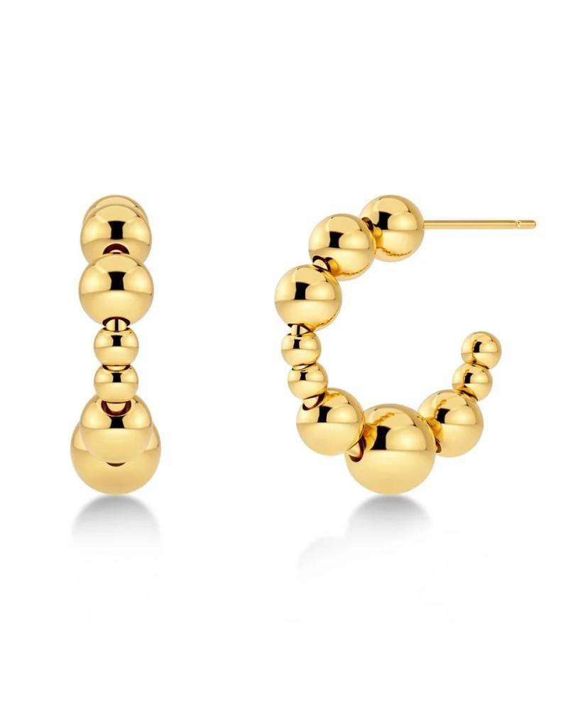 Sphere Hoops Gold