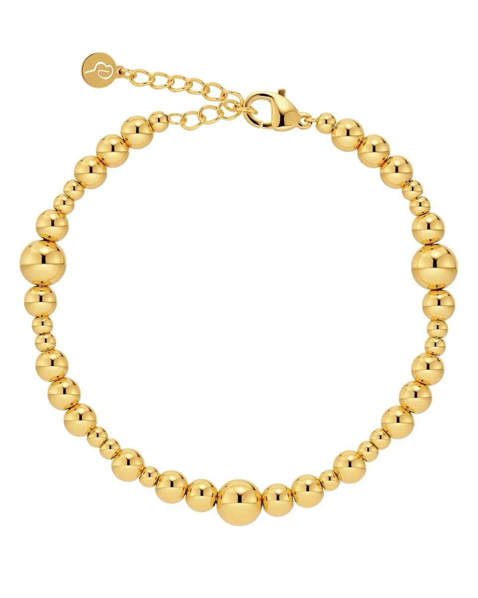 Sphere Bracelet Multi Gold