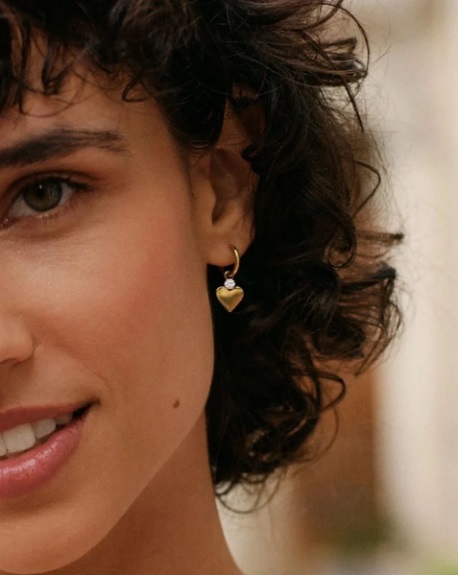 Love Spark Hoops Gold