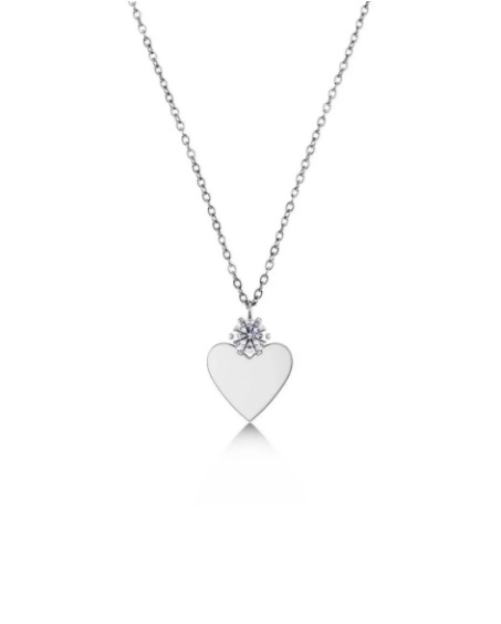 Love Spark Necklace Steel