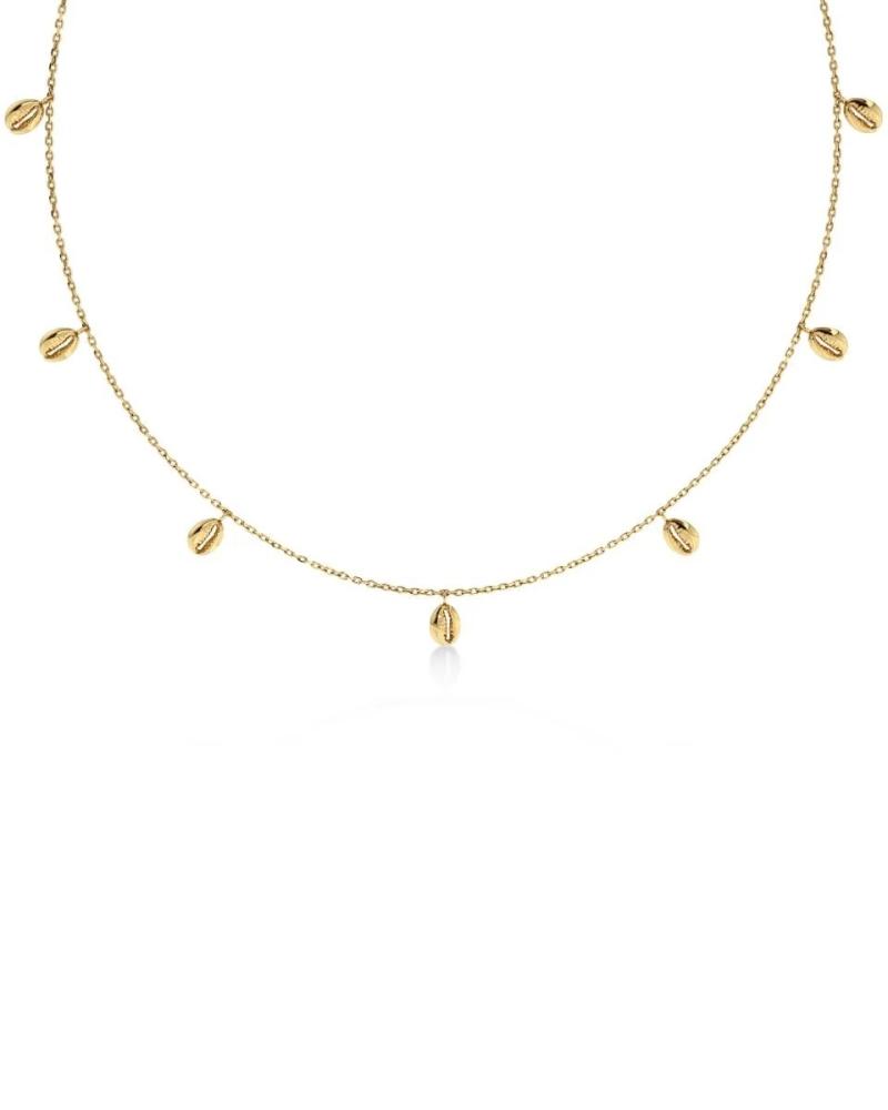 Coastal Necklace Multi Gold