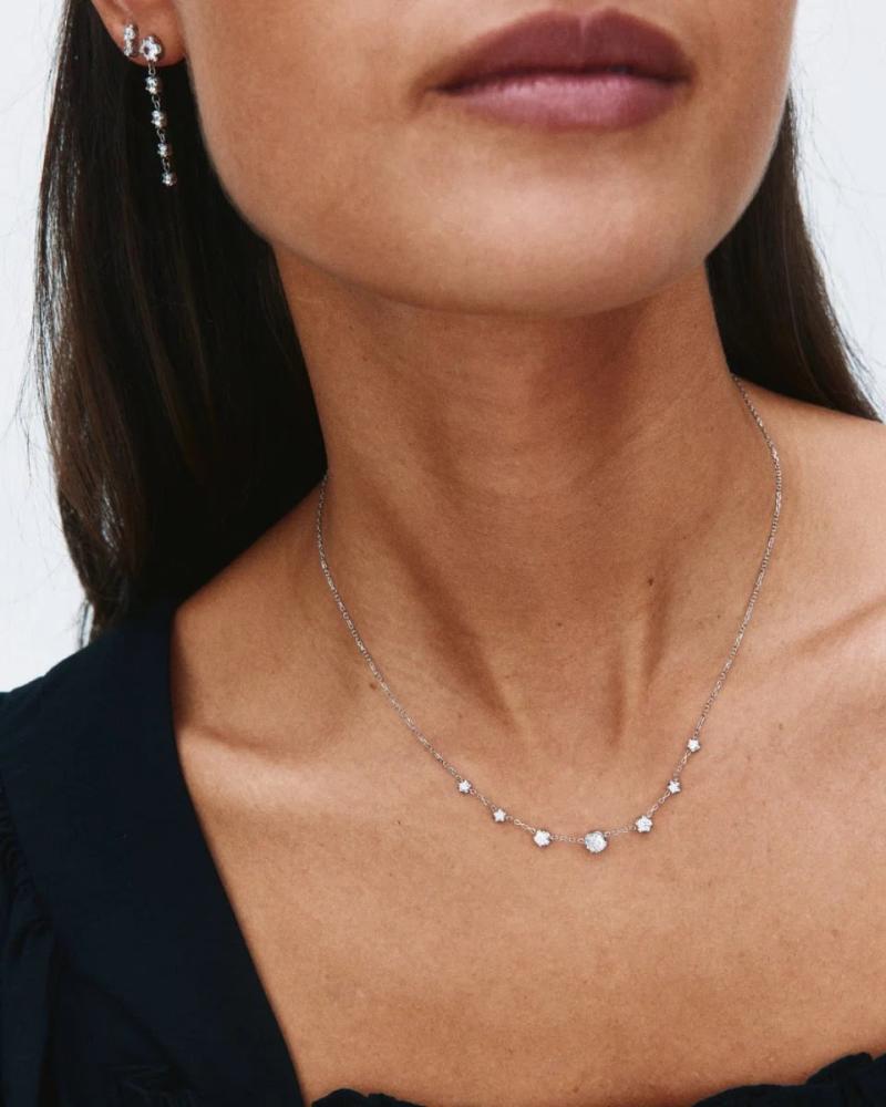 Teeny Necklace Steel