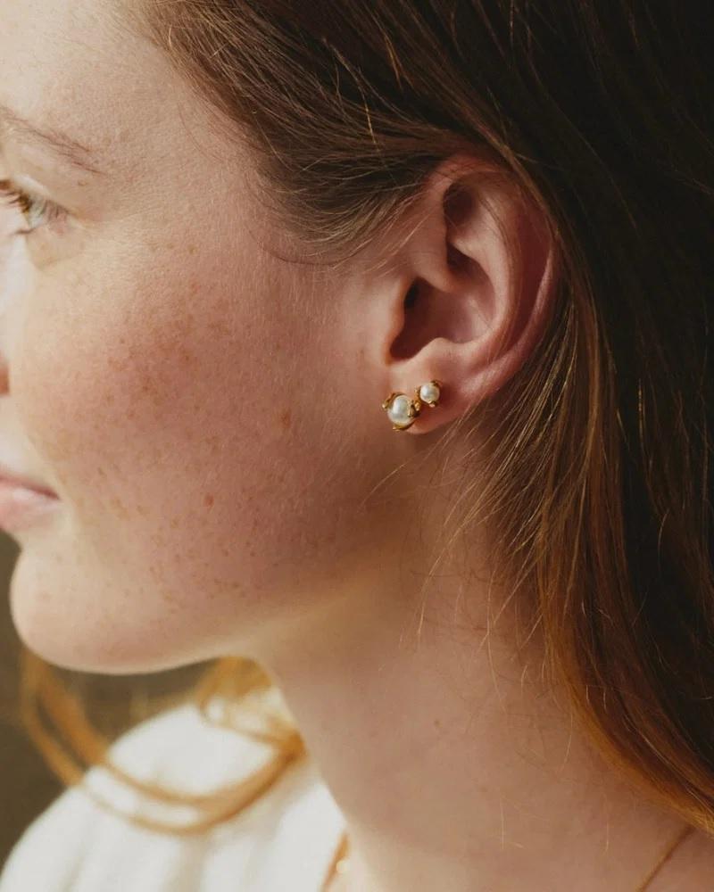 Moonrave Studs L Gold