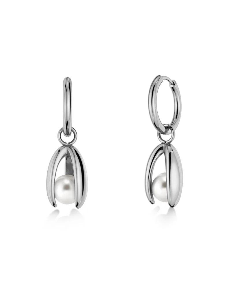 Moonrave Hoops L Silver