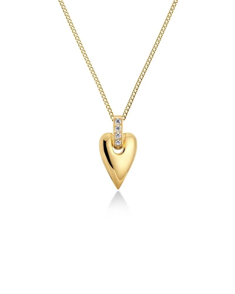 Amore Sparkle Necklace S Gold