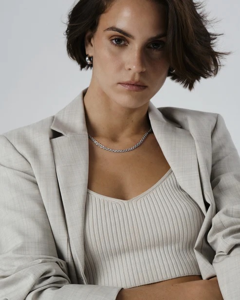 DARLING Silver necklace 45cm