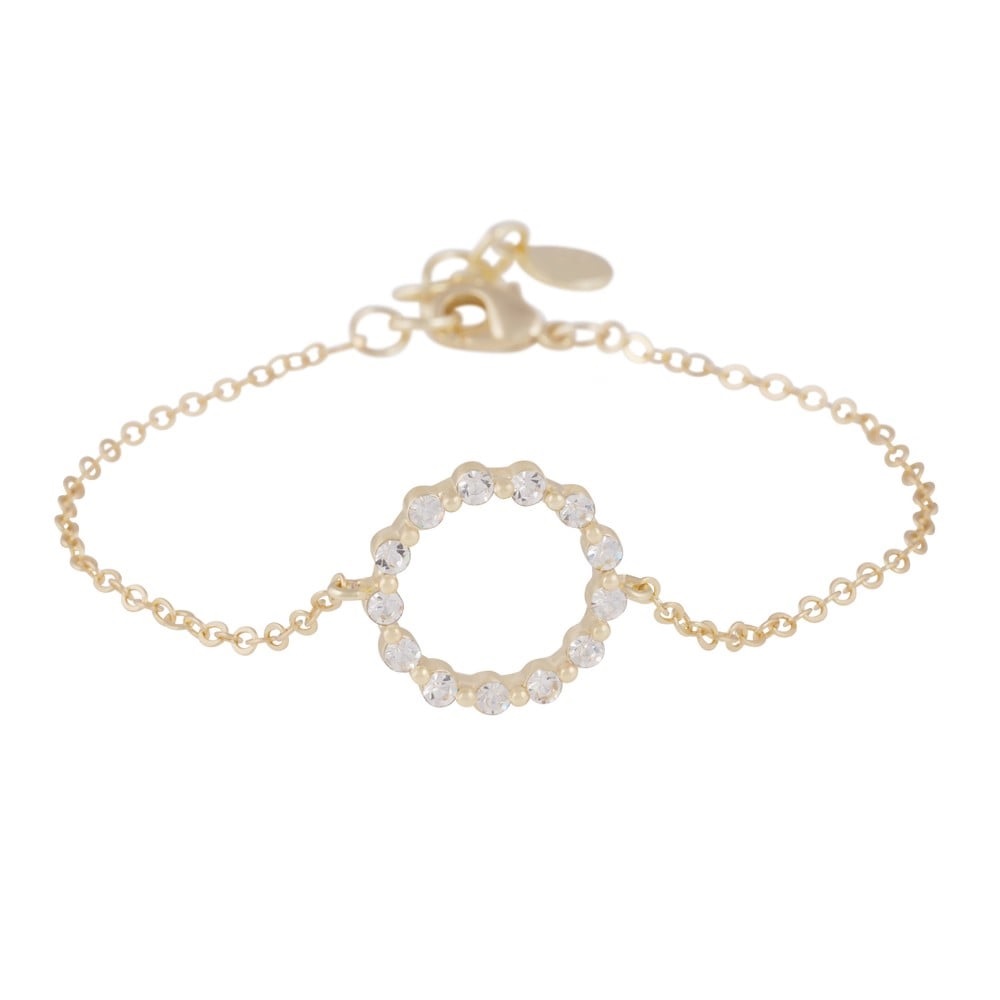 Sprinkles circle chain brace g/clear