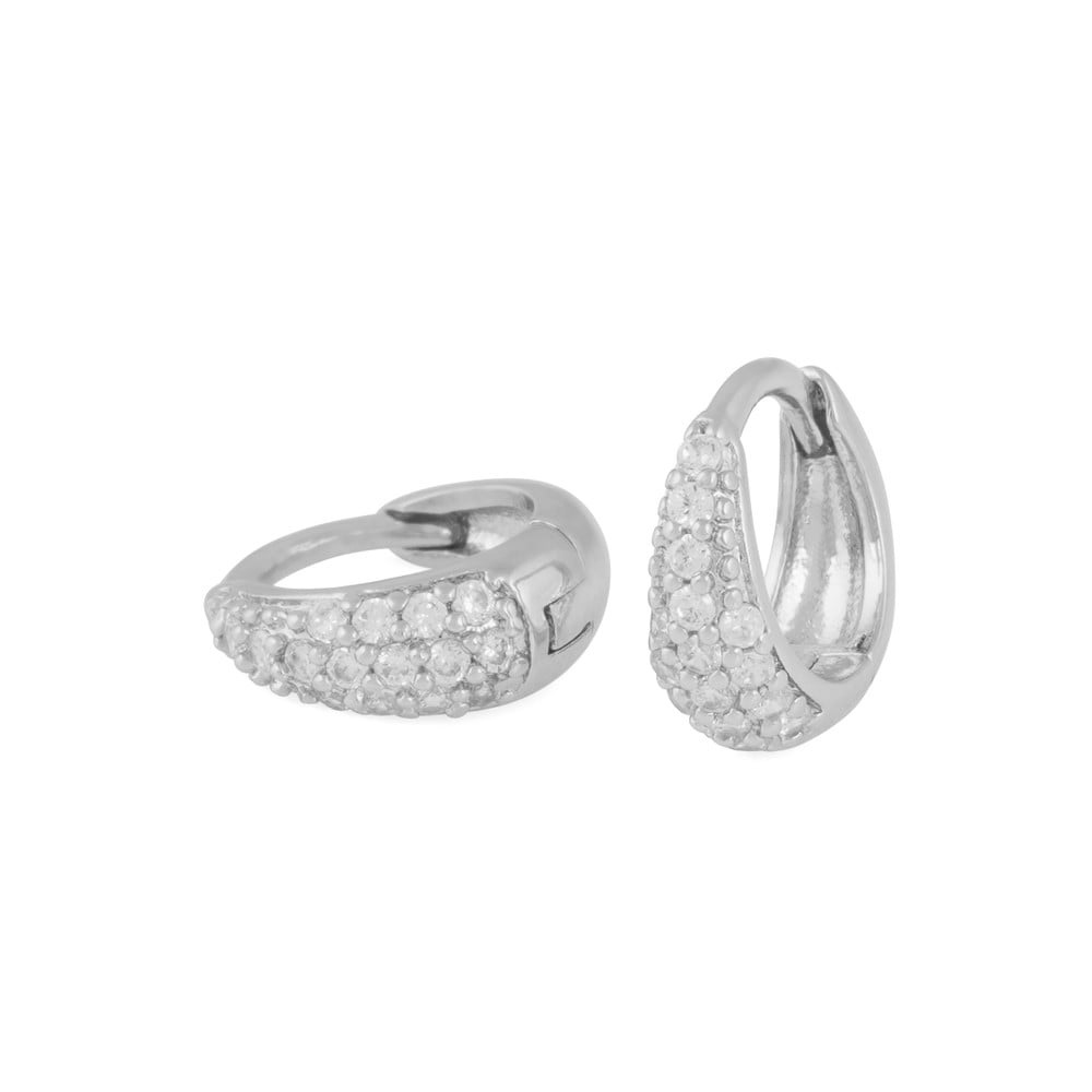 Essential Honey crystal petite oval ear s/clear