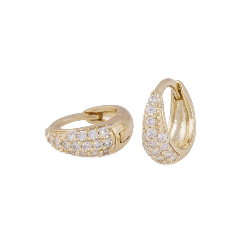 Essential Honey crystal petite oval ear g/clear