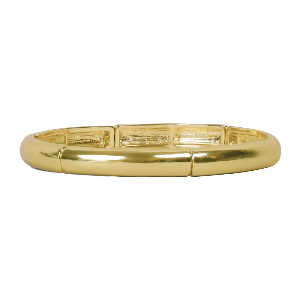 Brick shiny oval small elastic brace plain g
