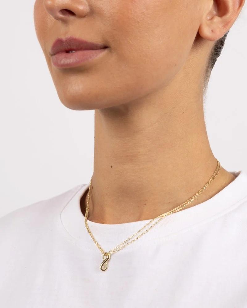 Everly double pendant neck 40-45 plain g