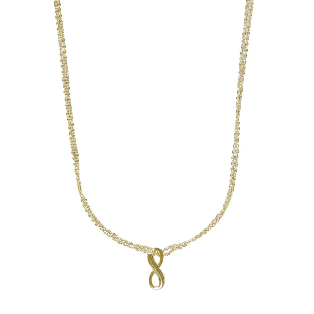 Everly double pendant neck 40-45 plain g